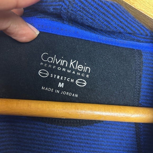 Calvin Klein Performance Thermal Blouse Top M Women Cowl Neck Tunic Stretch Soft - Picture 5 of 12